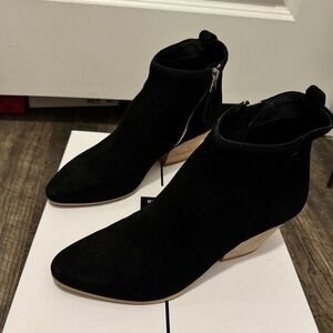 Suede booties